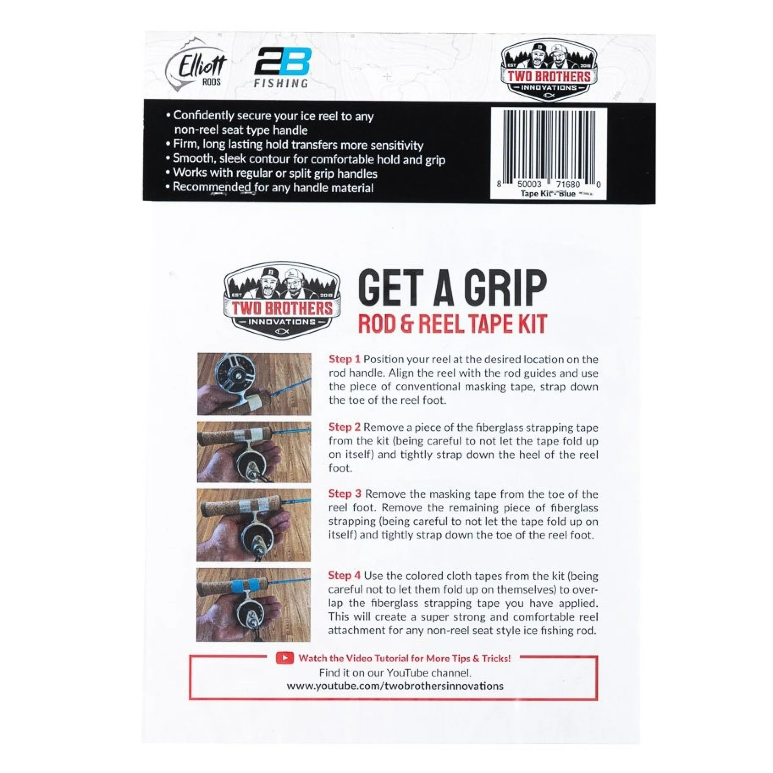 Ice Rod & Reel Tape Kit - Black - Image 2