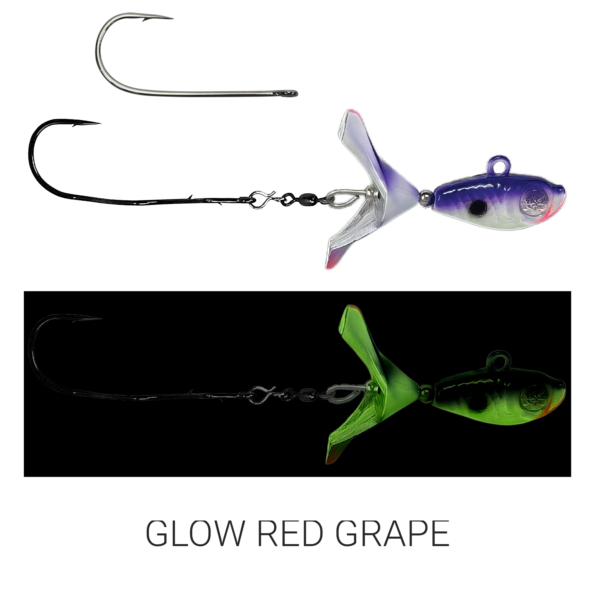 Kalin's Google Eye Tungsten Search Bait in Moonshine Glow - Image 5