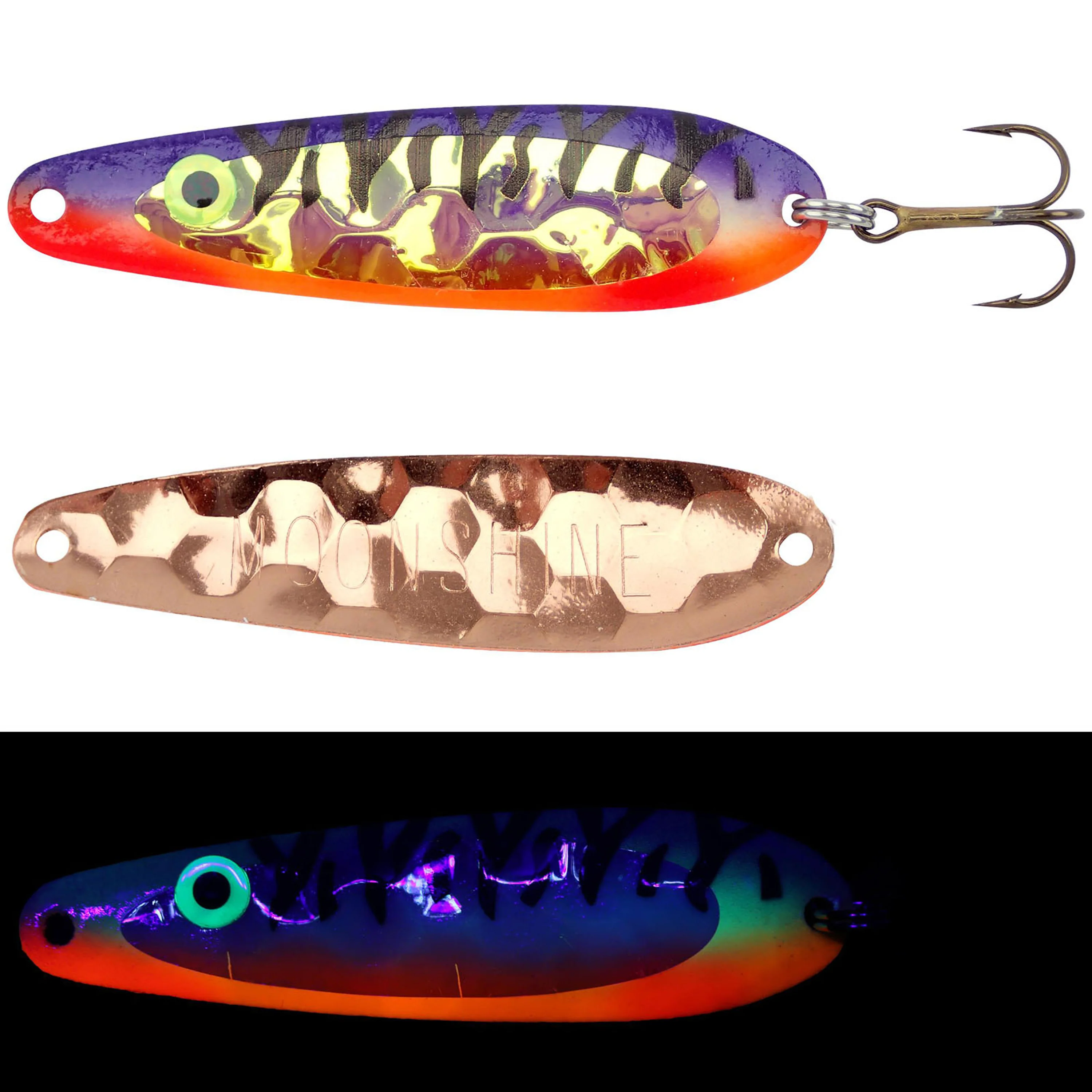 Moonshine RV Walleye Copper Spoon - Image 3