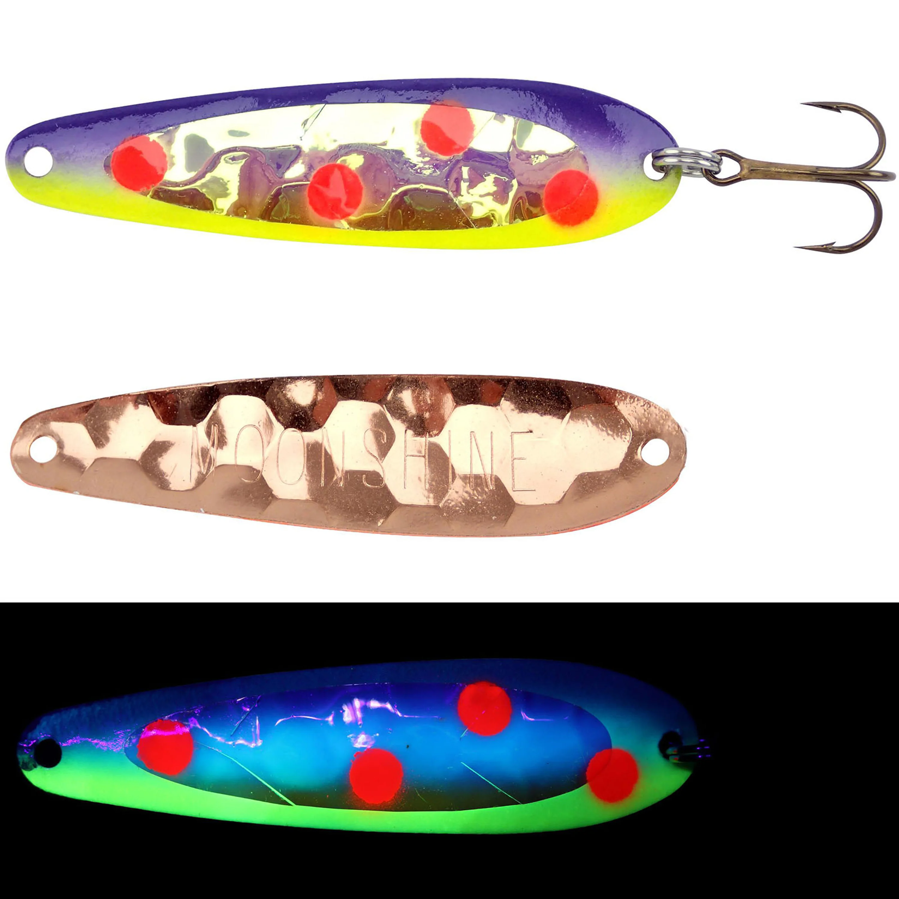 Moonshine RV Walleye Copper Spoon - Image 4