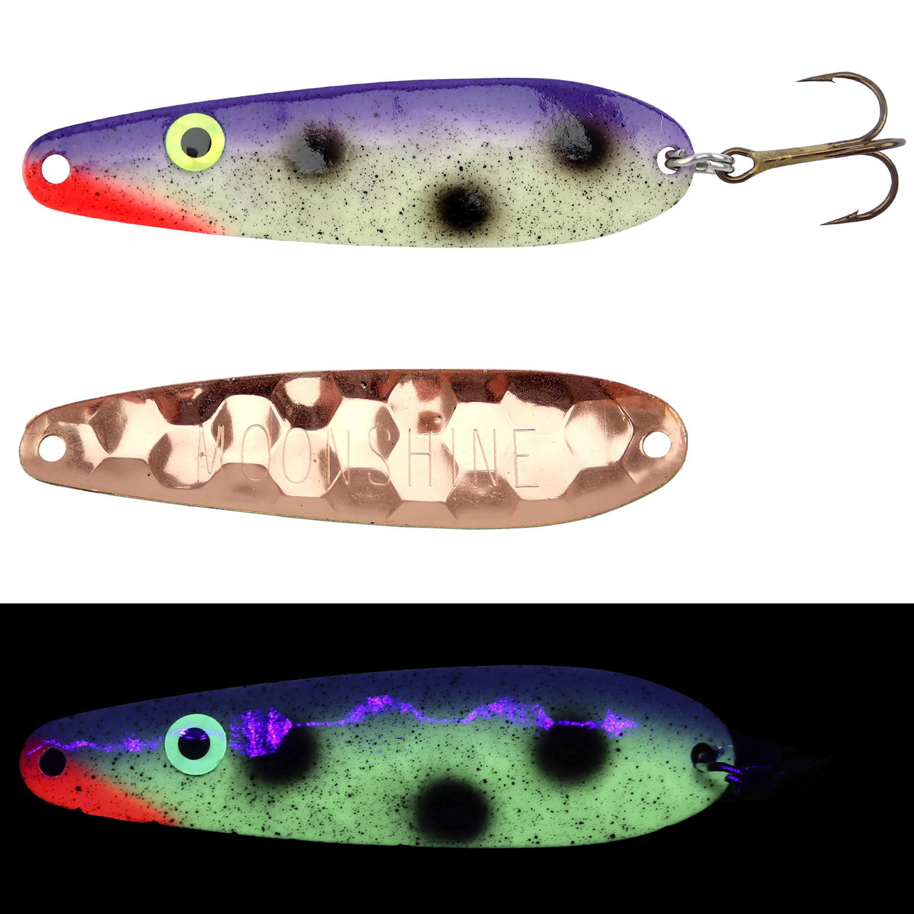 Moonshine Walleye Copper Spoon - Image 12