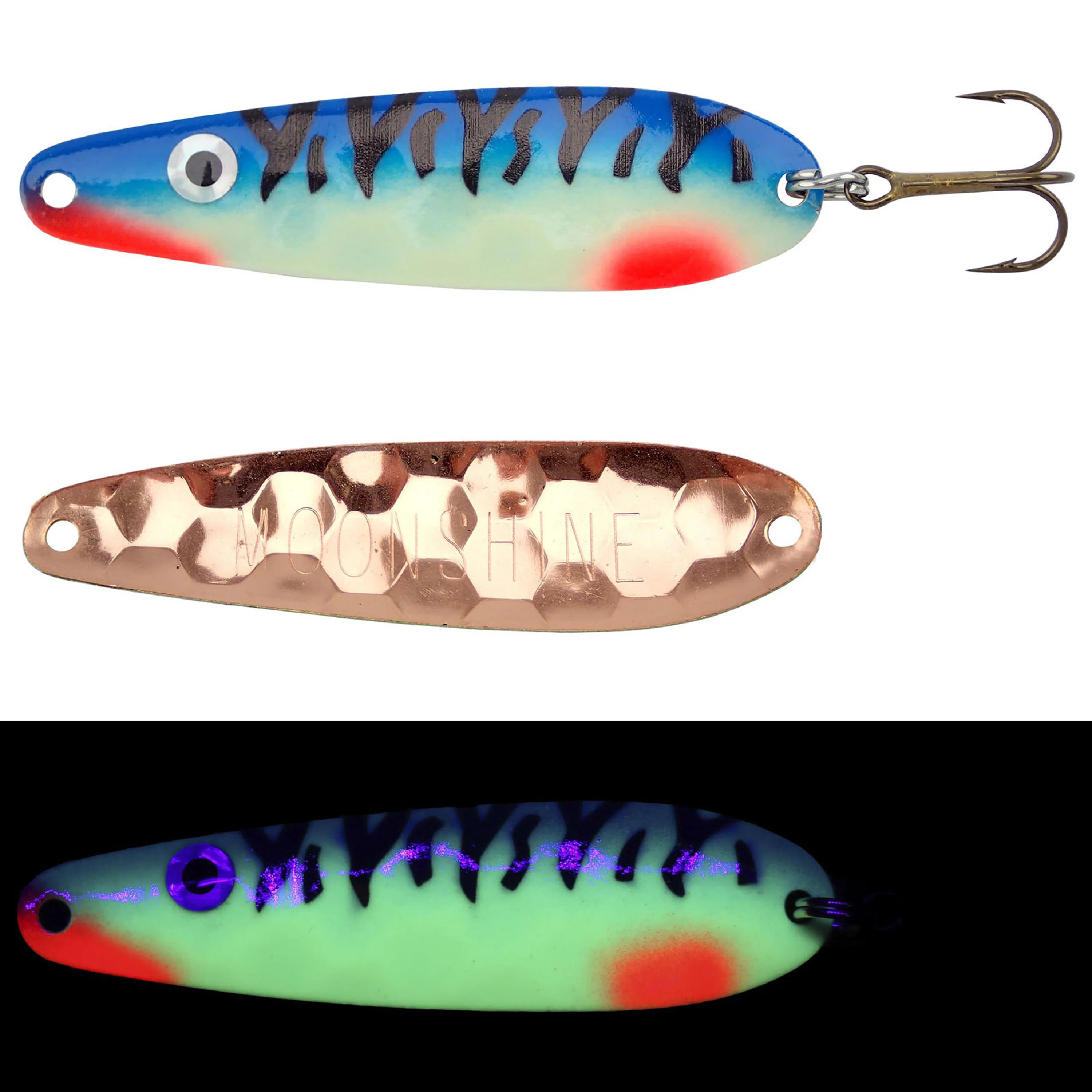 Moonshine Walleye Copper Spoon - Image 14