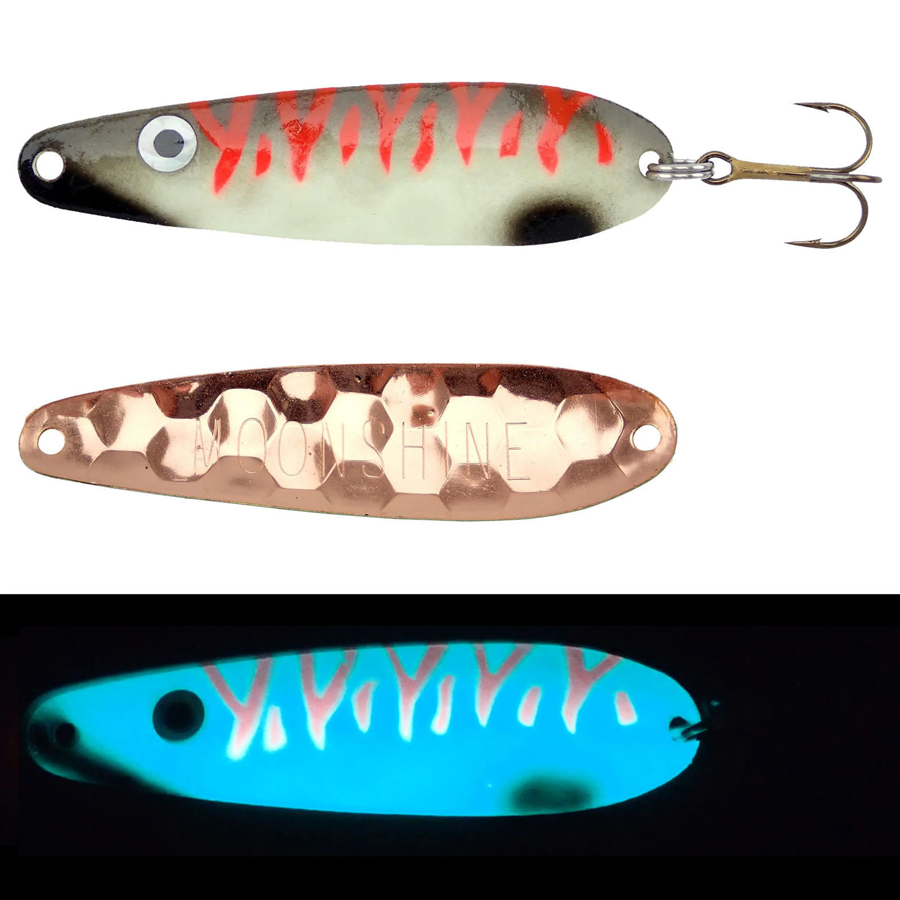 Moonshine Walleye Copper Spoon - Image 15