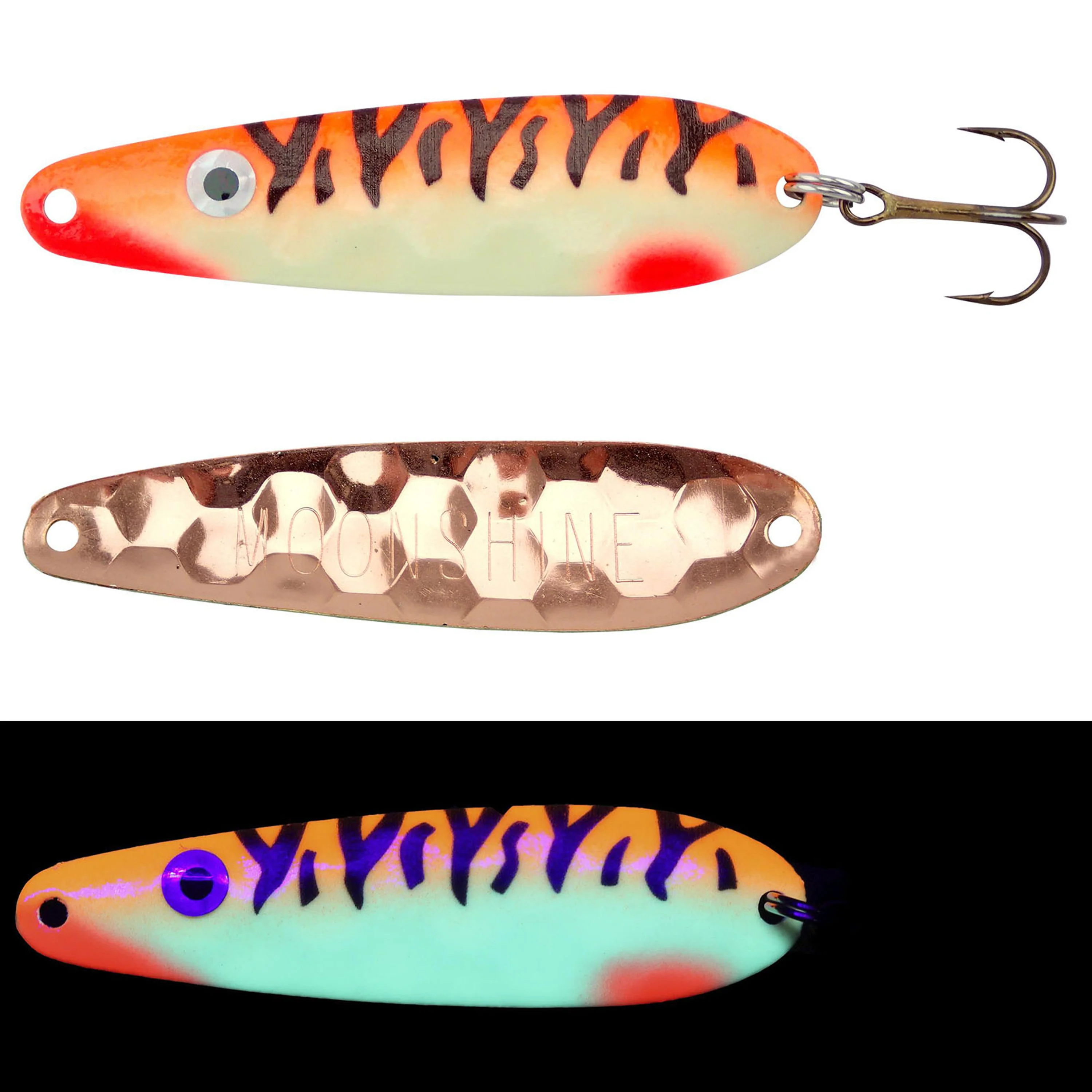 Moonshine Walleye Copper Spoon - Image 19