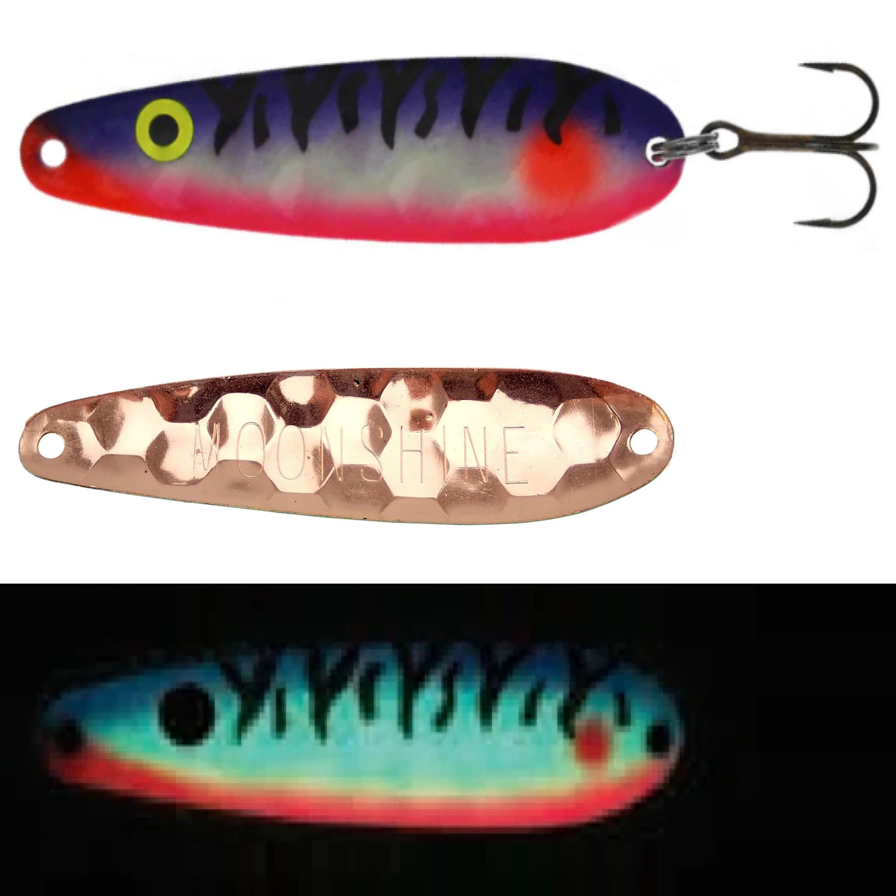 Moonshine Walleye Copper Spoon - Image 20