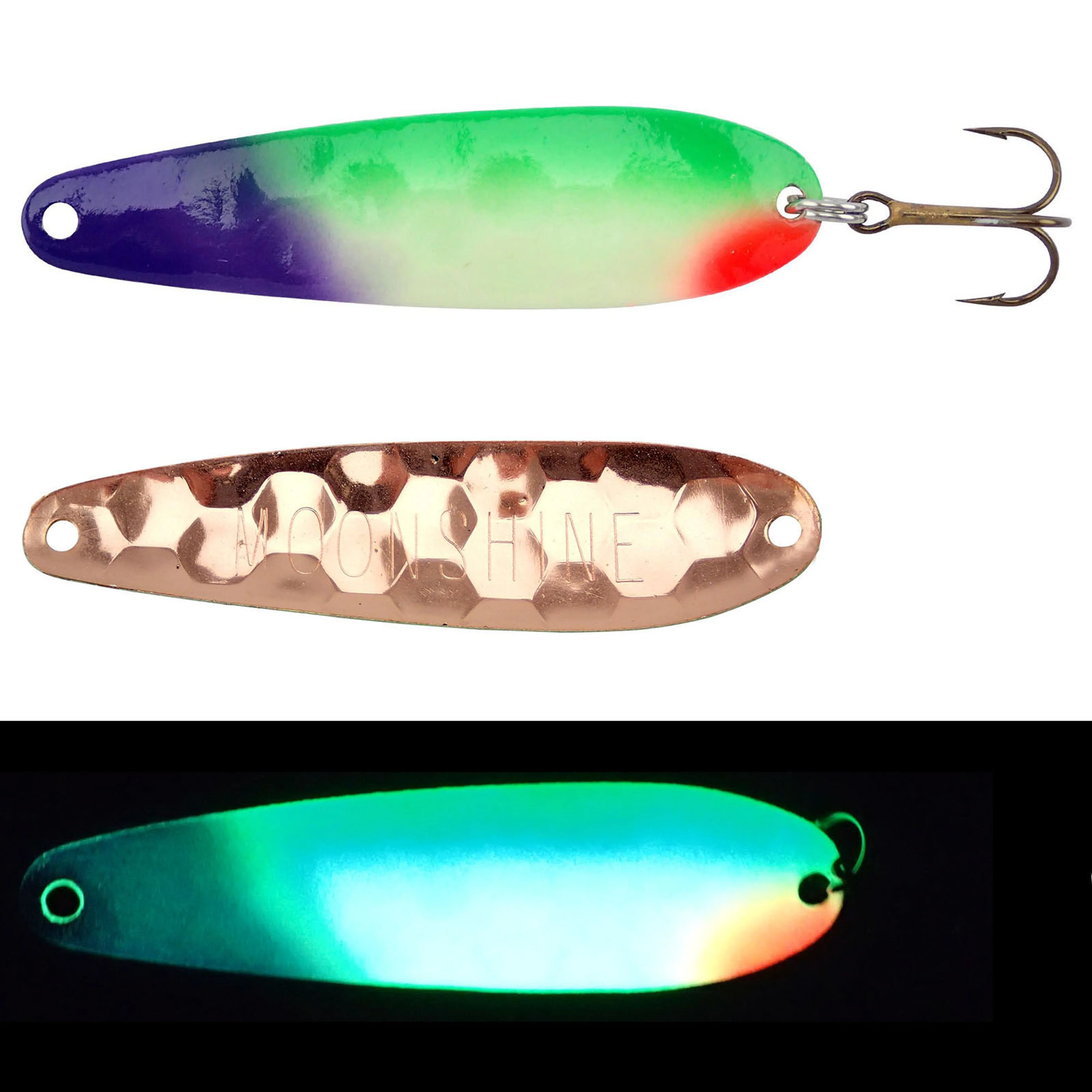Moonshine Walleye Copper Spoon - Image 21