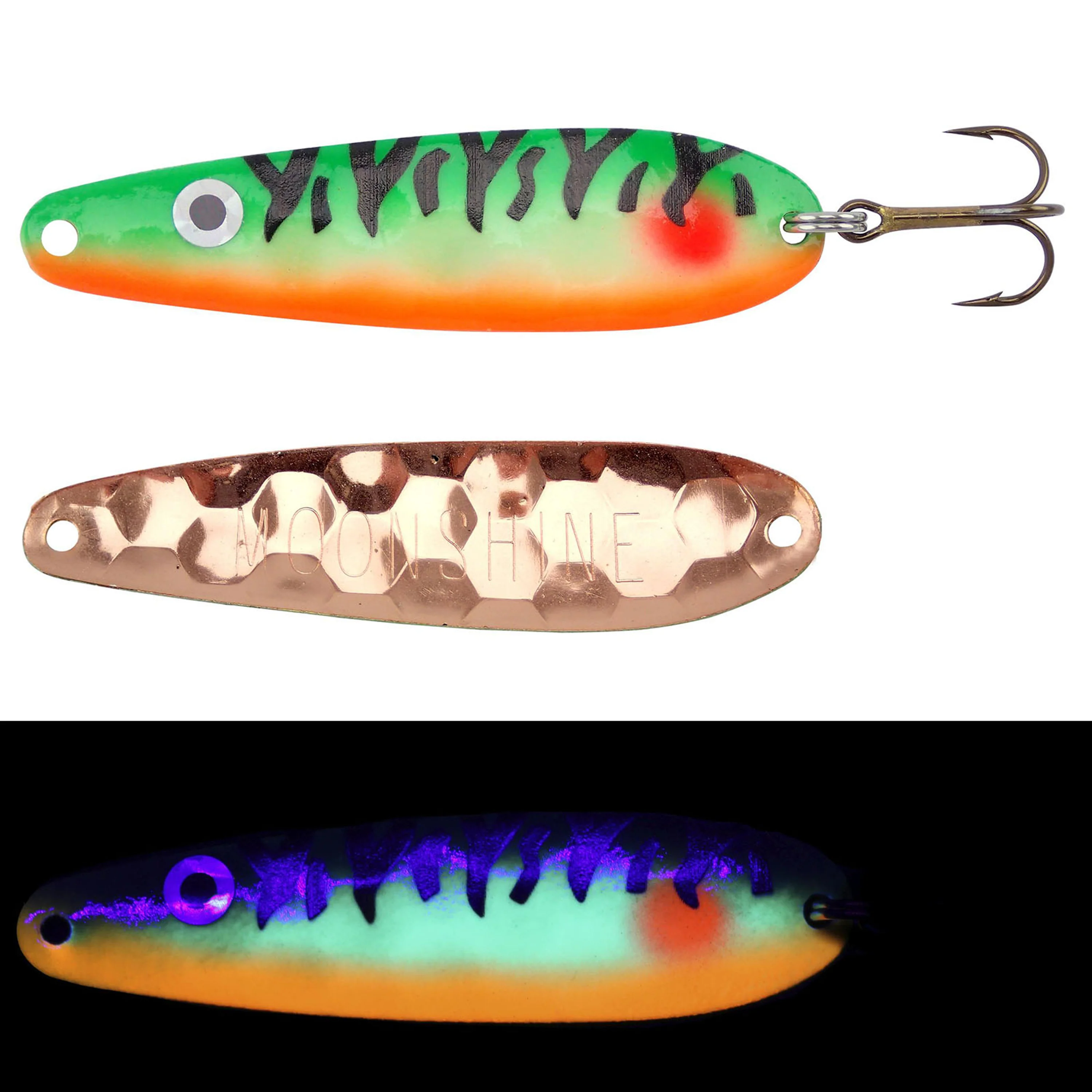 Moonshine Walleye Copper Spoon - Image 22