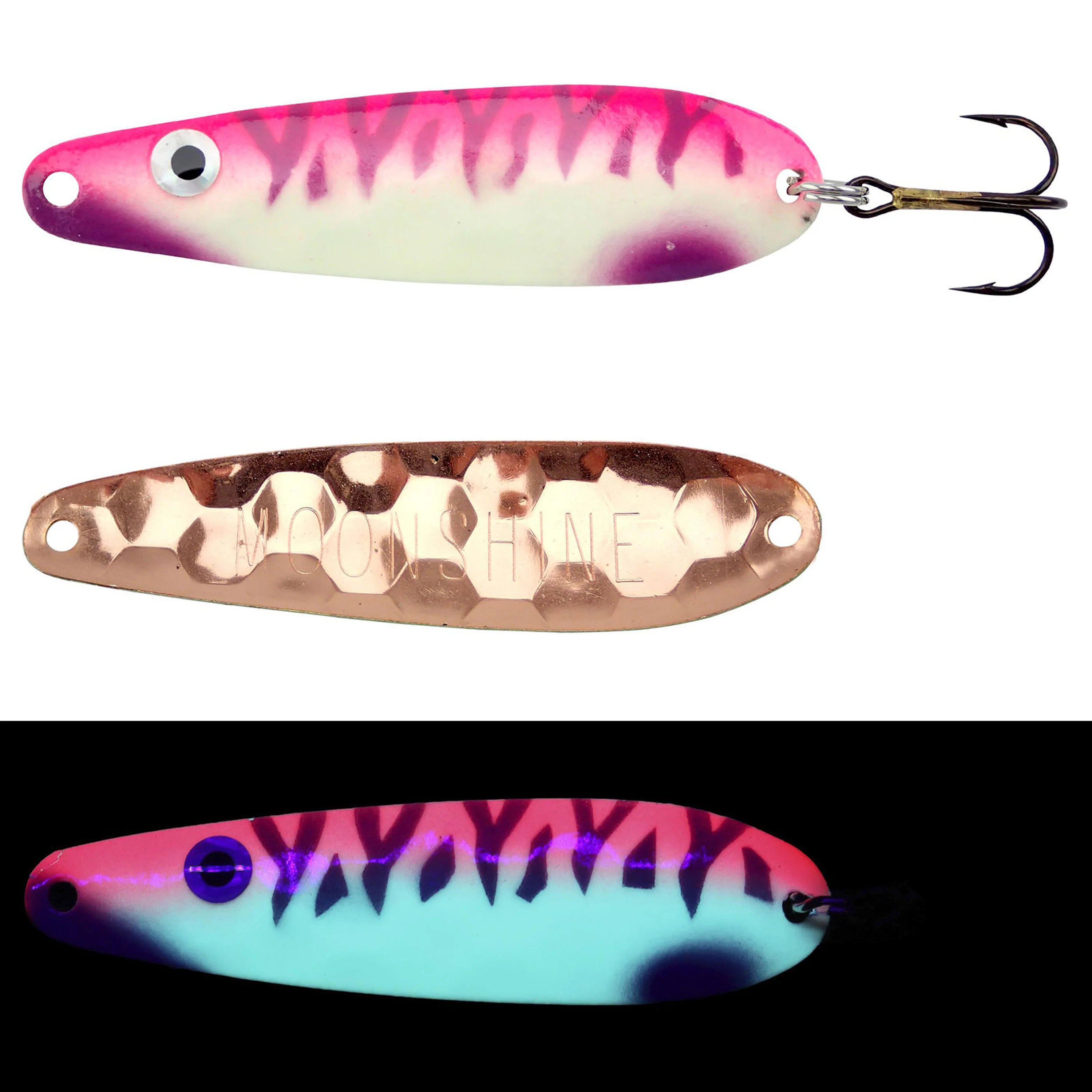 Moonshine Walleye Copper Spoon - Image 3