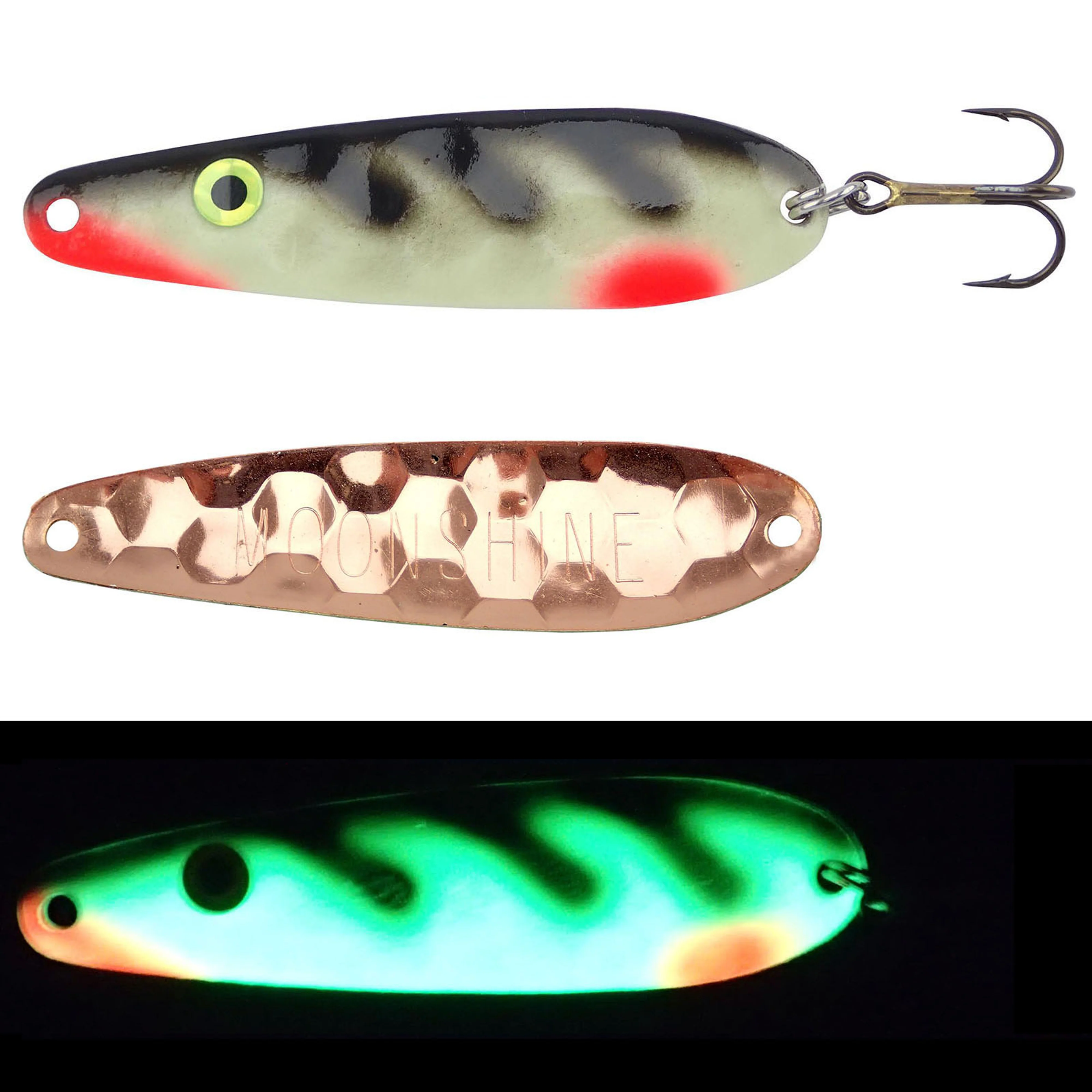 Moonshine Walleye Copper Spoon - Image 4