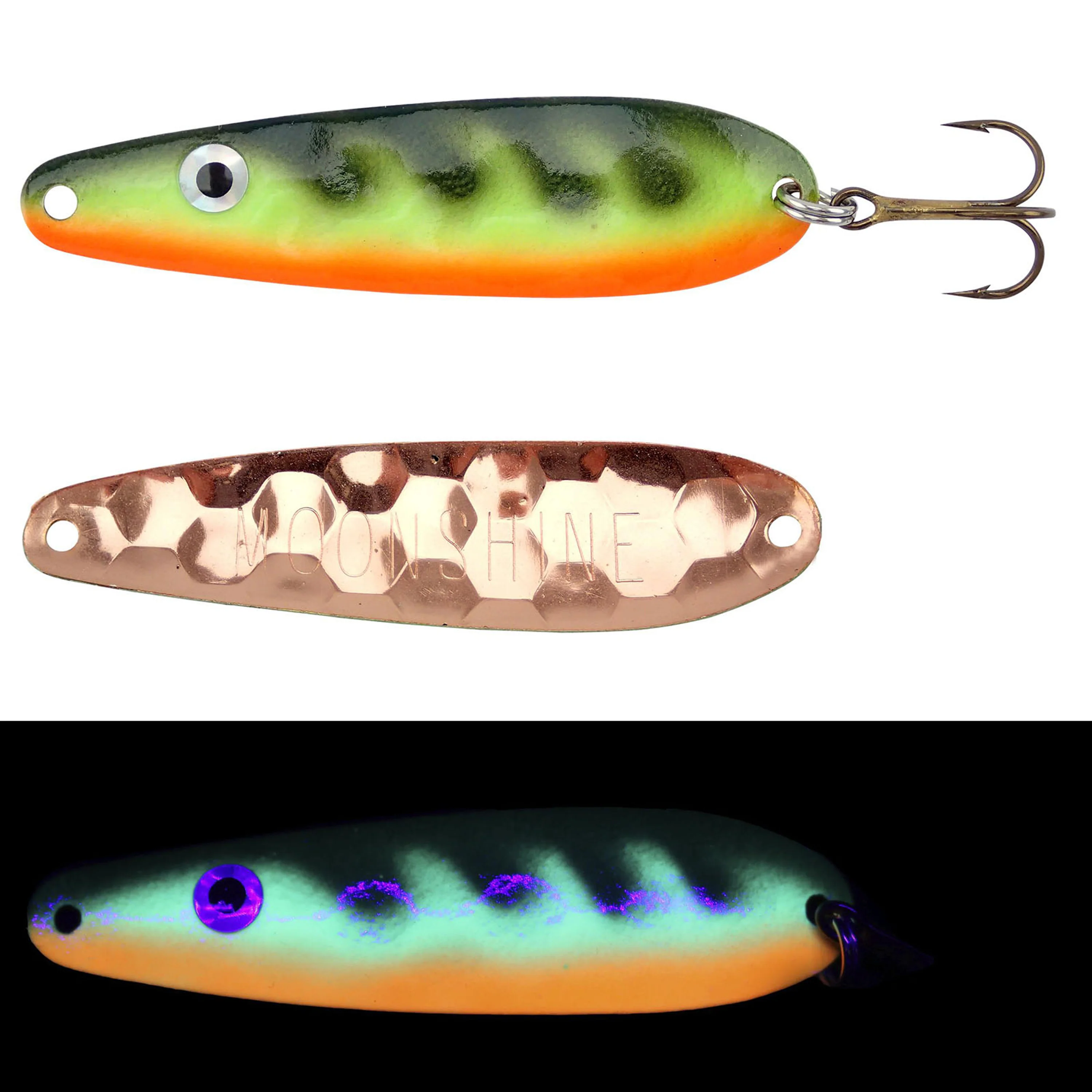 Moonshine Walleye Copper Spoon - Image 6