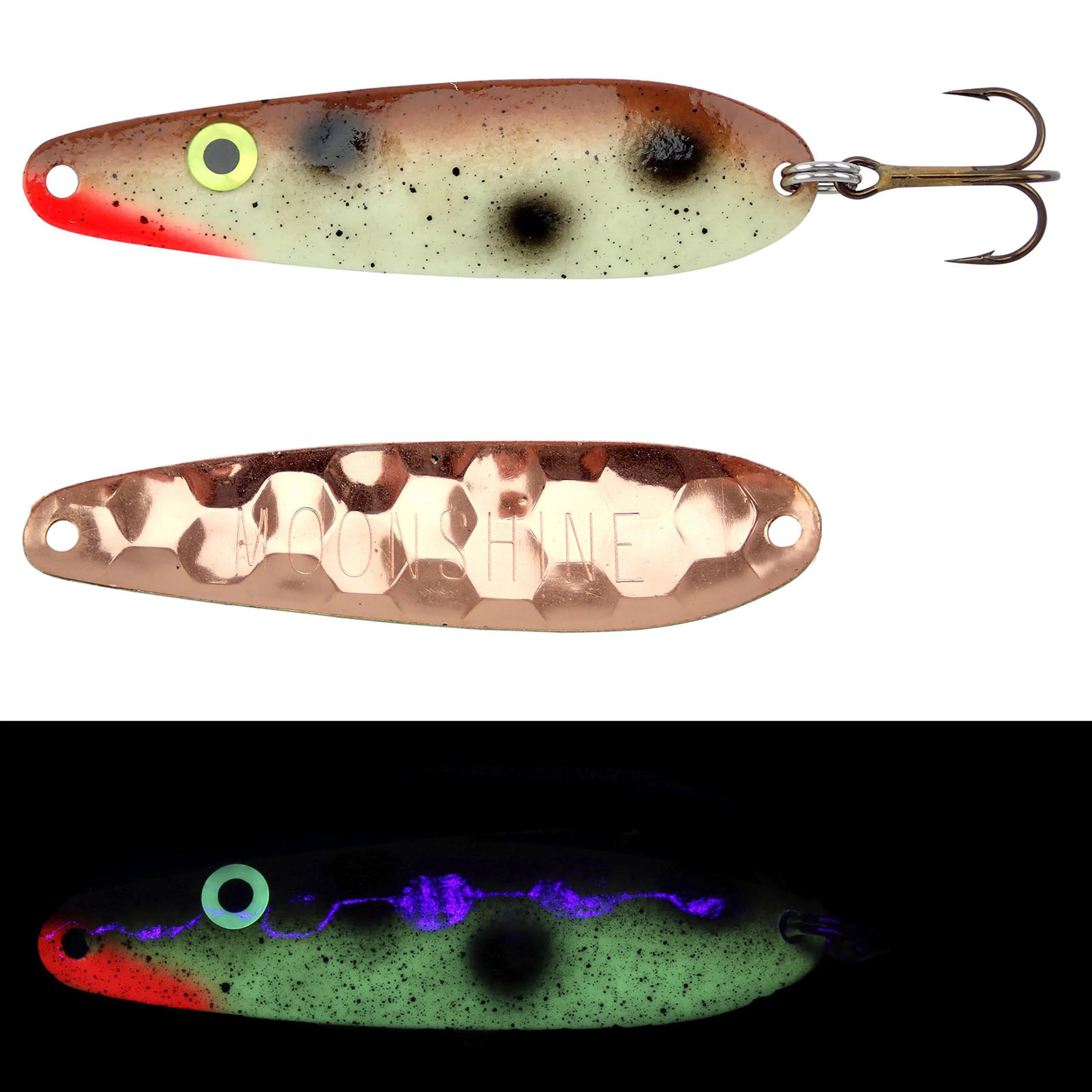 Moonshine Walleye Copper Spoon - Image 7