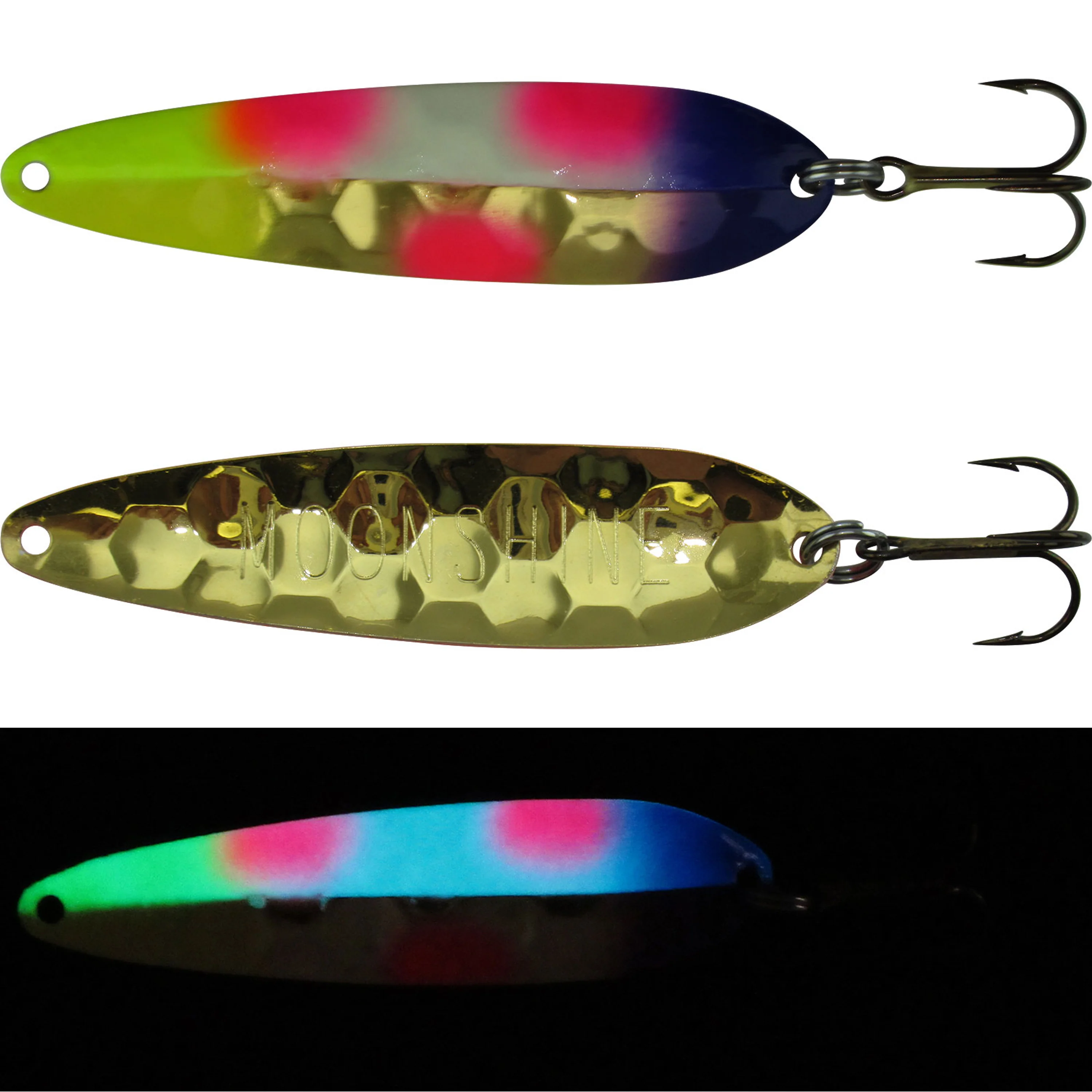 Moonshine Walleye Half Moon Gold Spoon - Image 4