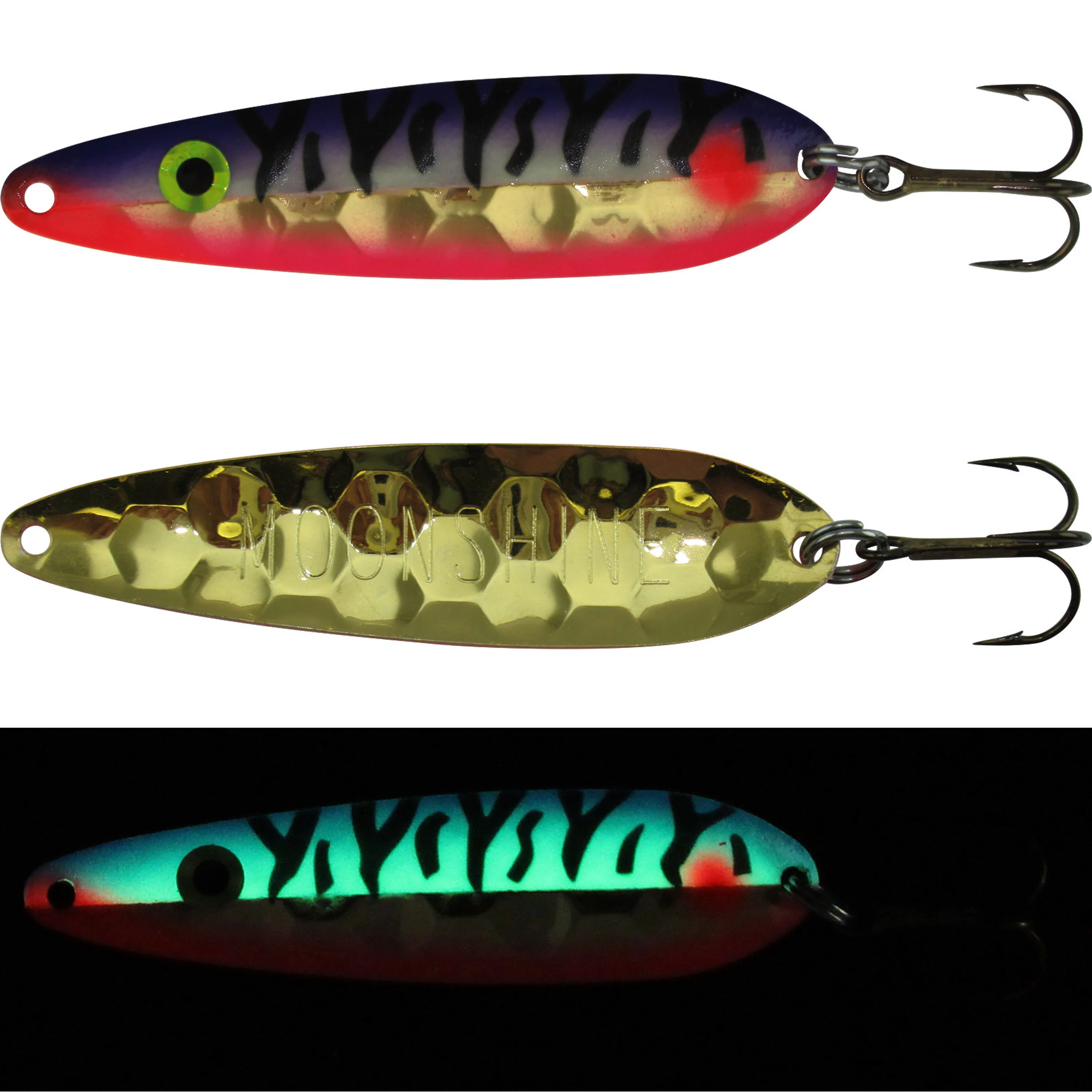 Moonshine Walleye Half Moon Gold Spoon - Image 5
