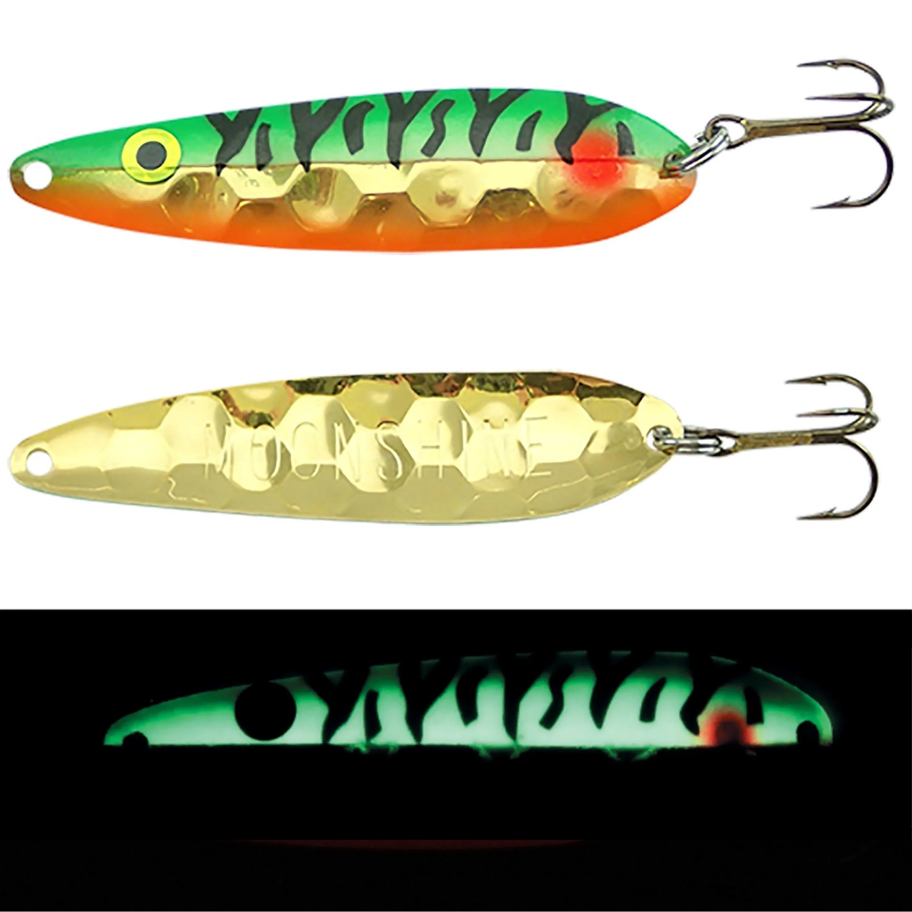 Moonshine Walleye Half Moon Gold Spoon - Image 6